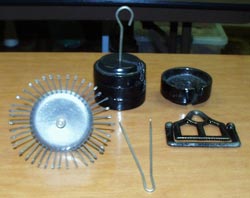 Circular Sock Machine parts: Set up Basket, Heel Hook and Buckle with Weights