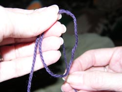 Make the Slip knot Loop
