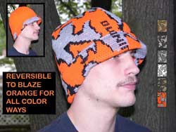 Winona Camo™ Knit Survivor Hat in Blaze Orange Color Way
