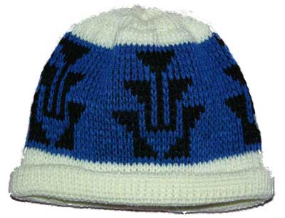 Frog Foot Version 3 Native Basketry Mark on this Baby Indian Beanie ...