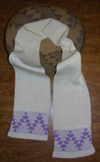 Friendship Native Scarf ~ Select Acrylic or Merino Wool Yarn and Colors